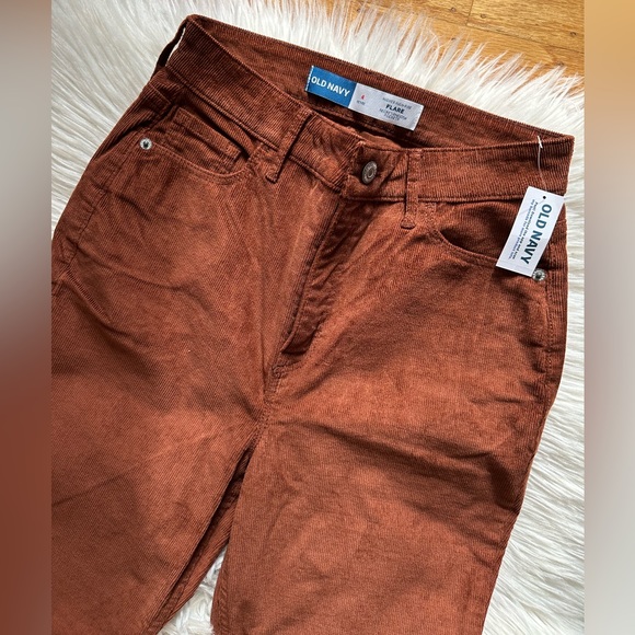 Higher high-waisted corduroy flare pants - Picture 6 of 8